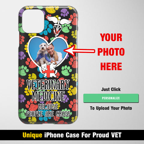 Image of Because People Are Gross - Personalized iPhone Case