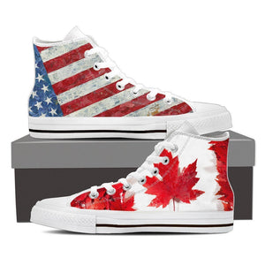 American Canadian Women's High Top Canvas Shoes -  High Top Canvas Shoes - EZ9 STORE
