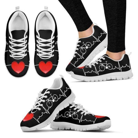 Image of Bicycle Heartbeat Sneakers -  Sneakers - EZ9 STORE