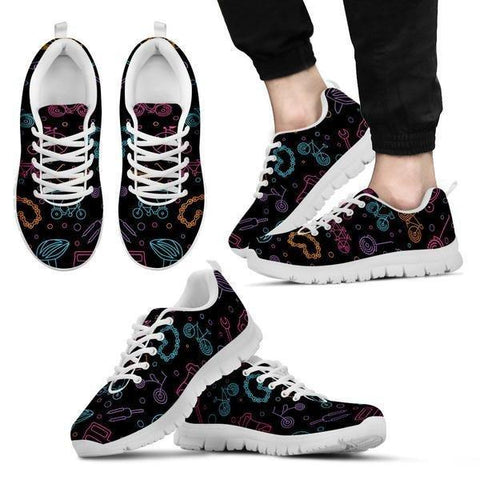 Image of Cycling Pattern Sneakers -  Sneakers - EZ9 STORE