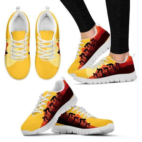 Image of Cycling Sunset Sneakers -  Sneakers - EZ9 STORE
