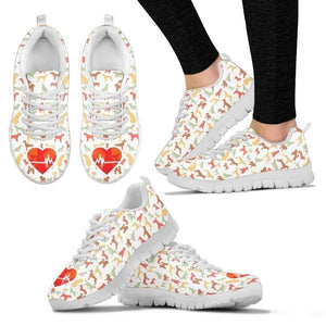Dogs Changed My Heartbeat Sneakers - Sneakers - EZ9 STORE