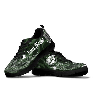 RN Floral Personalized Sneakers
