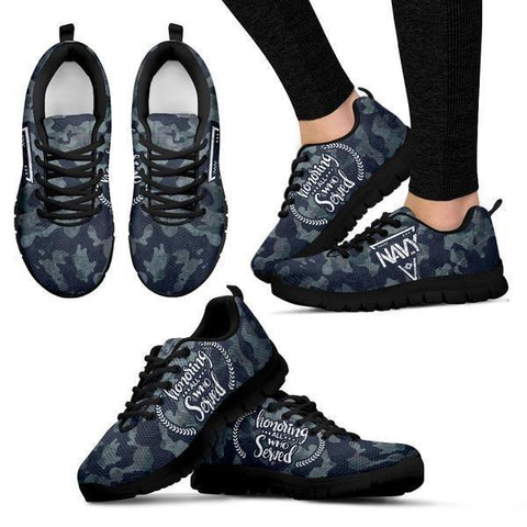 Image of Honoring All Who Served - Navy Sneakers -  Sneakers - EZ9 STORE
