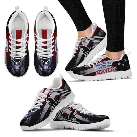 Image of Honoring All Who Served - Veterans Sneakers -  Sneakers - EZ9 STORE