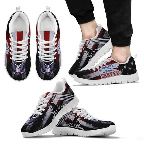 Image of Honoring All Who Served - Veterans Sneakers -  Sneakers - EZ9 STORE