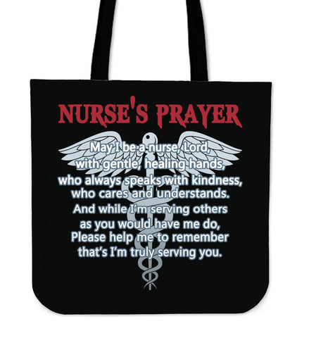 Image of Nurse's Prayer Tote Bag -  Tote Bag - EZ9 STORE