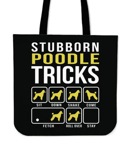 Poodle Tricks Tote Bag -  Tote Bag - EZ9 STORE