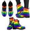 Rainbow Pride Faux Leather Boots - EZ9 STORE