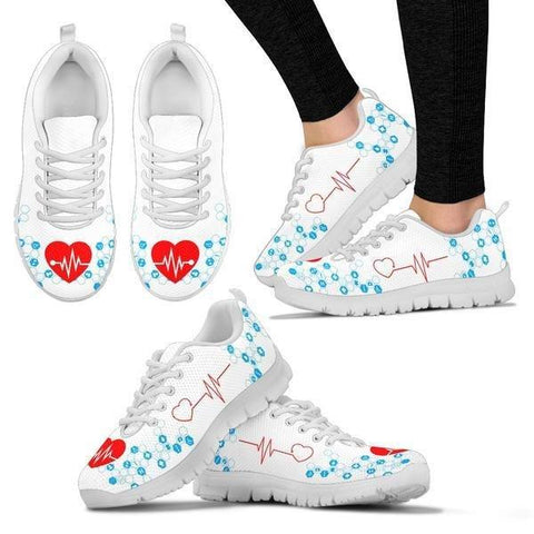 Image of The Nurse's Heartbeat Sneakers - Sneakers - EZ9 STORE