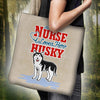 This Nurse Loves Her Husky Tote Bag -  Tote Bag - EZ9 STORE