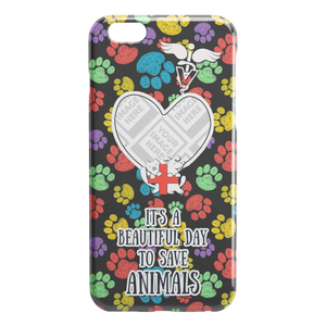 Save Animals - Personalized iPhone Case